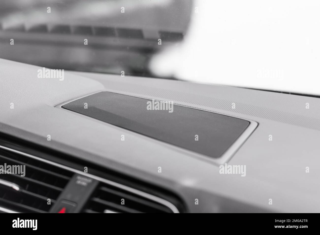 Close up speaker in car. Sound speaker in a modern car Stock Photo Alamy