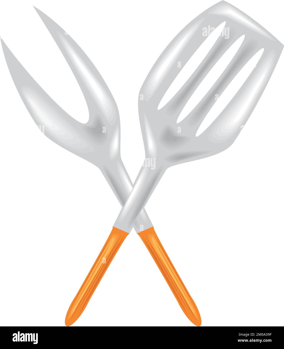 bbq spatula and fork Stock Vector Image & Art - Alamy
