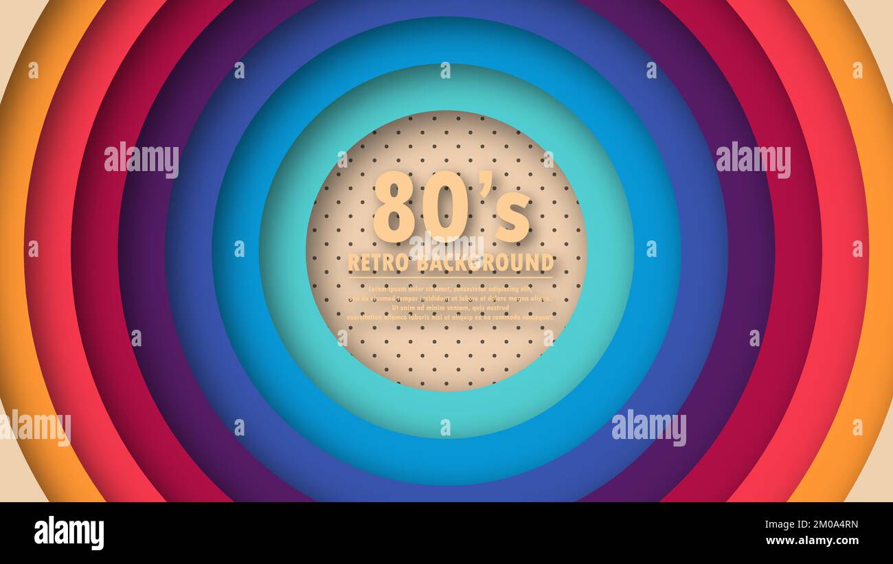 Vector 1980s 1980s vector vectors hi-res stock photography and images - Alamy