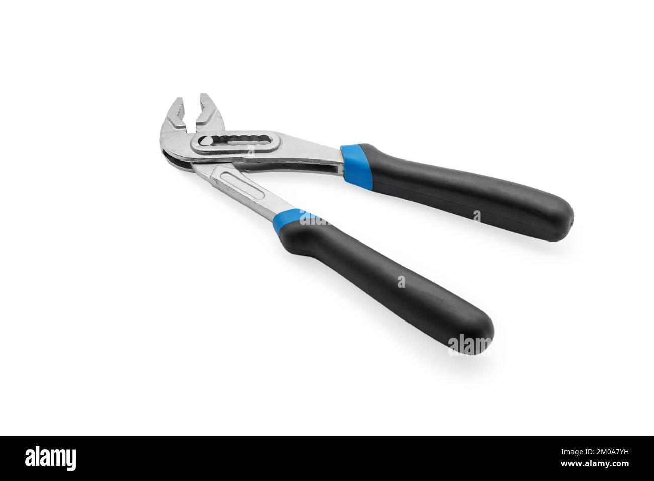 Clamping pliers, adjustable. Closeup. Isolated on white background Stock Photo Alamy