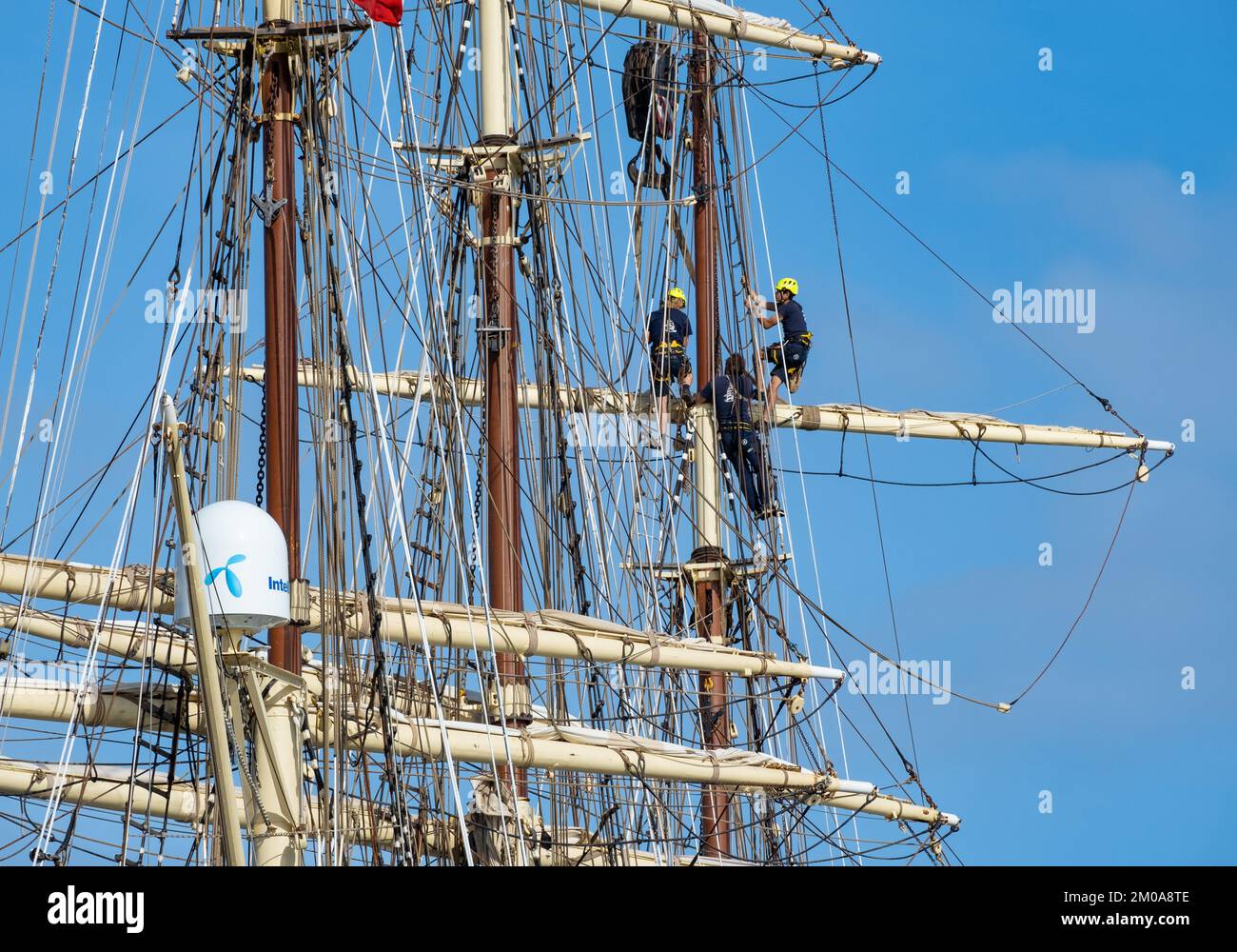 Norwegian Reeve Rigging Las Palmas, Gran Canaria, Canary Islands, Spain. 5th December, 2022 ...