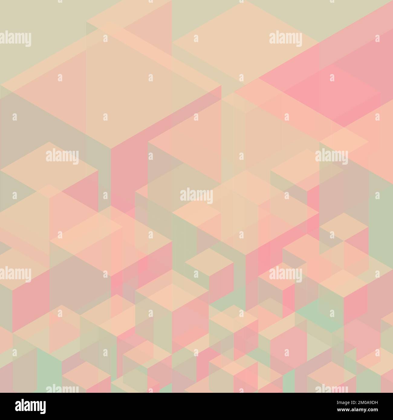 Abstract geometric background from cubes. Vector eps10 Stock Vector
