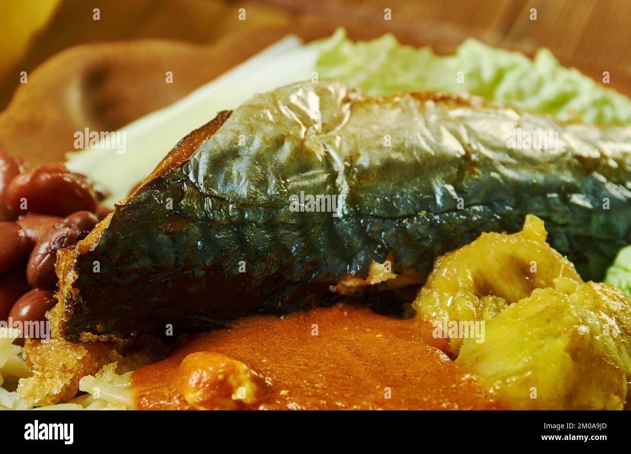 kavala fresk - Cape verde street fish food Stock Photo