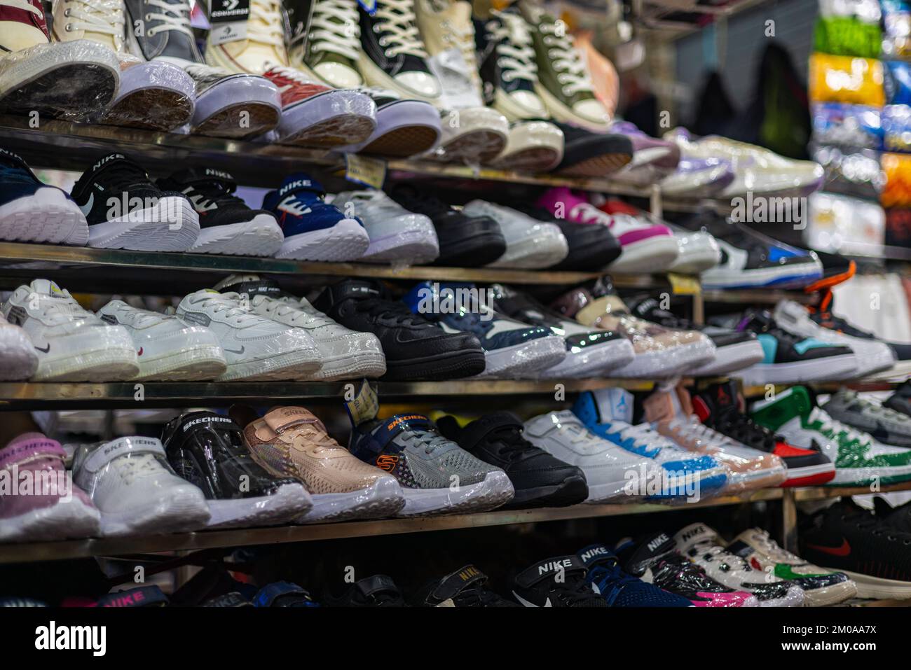 Shoes seller in shoe shop hi-res stock photography and images - Page 2 -  Alamy