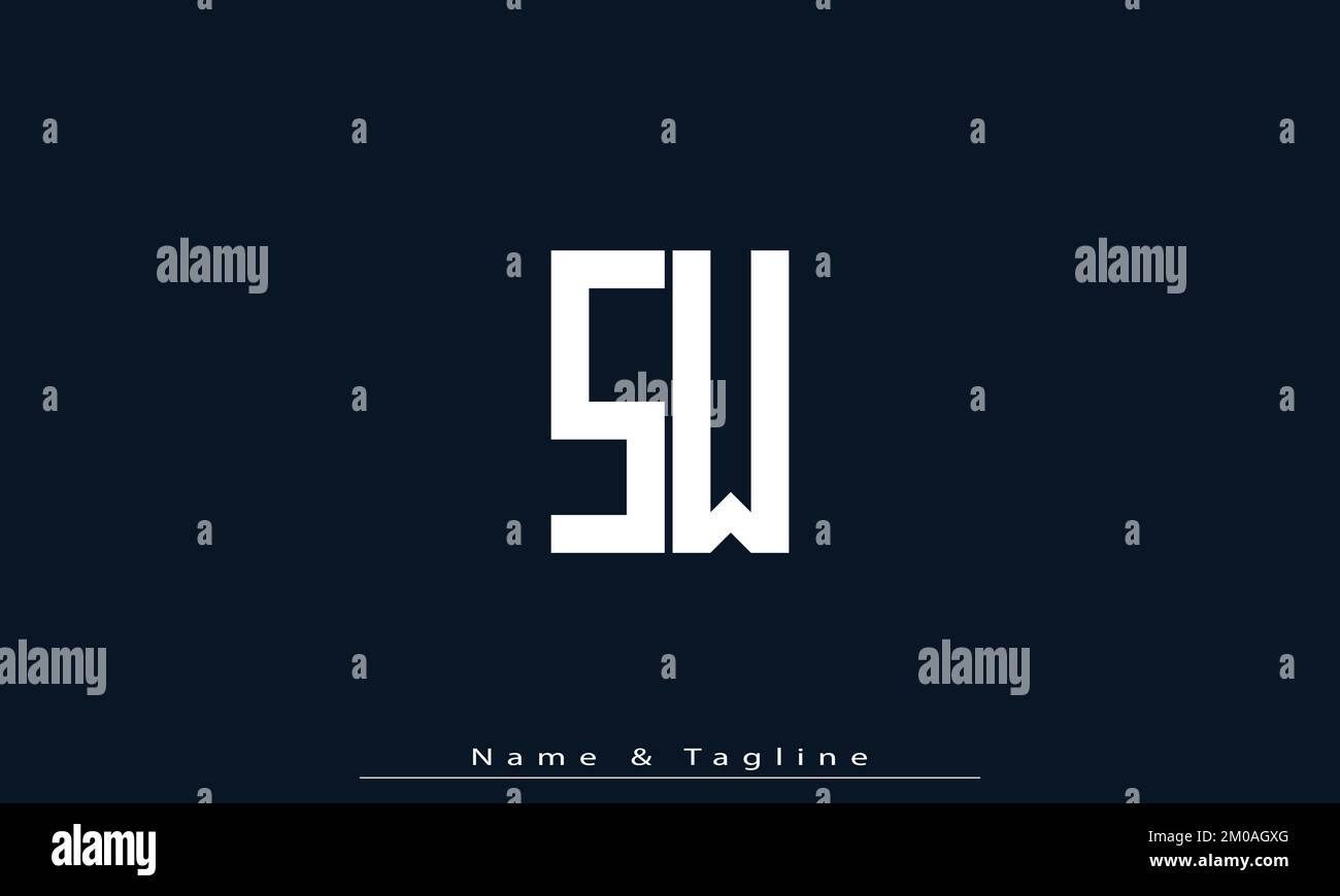 Sw Intials Alphabet letters Initials Monogram logo SW , WS Stock Vector Image ...