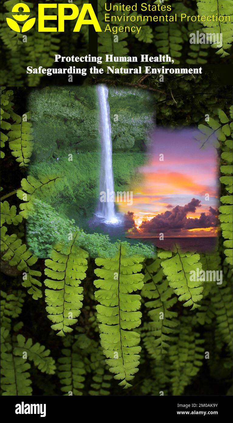 Kiosk poster , Environmental Protection Agency Stock Photo Alamy