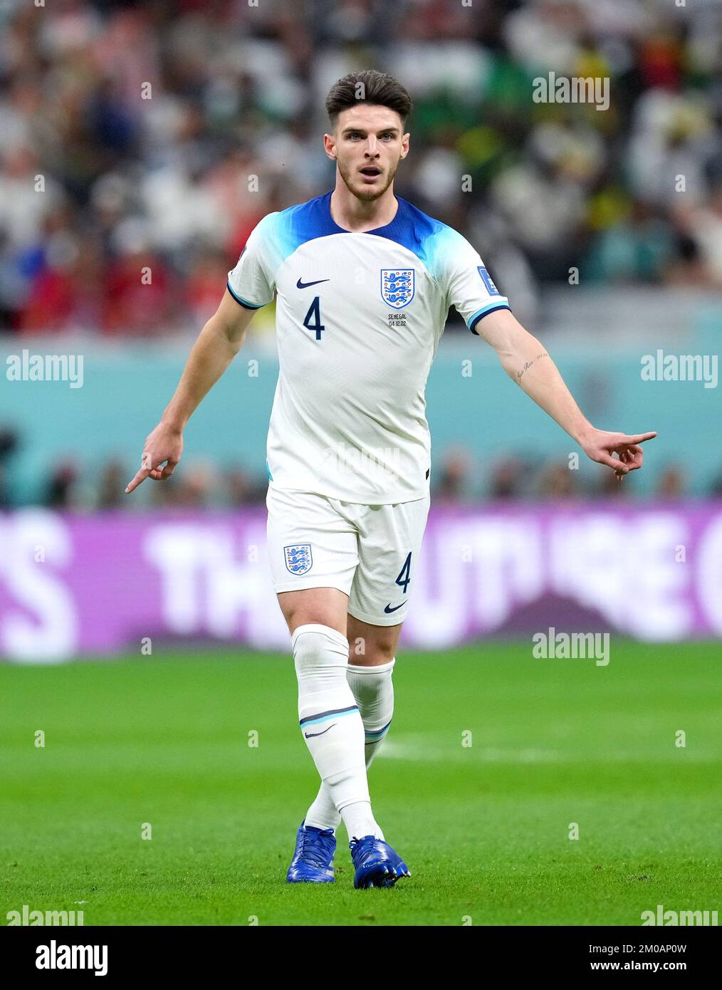 England's Declan Rice during the FIFA World Cup Round of Sixteen match ...