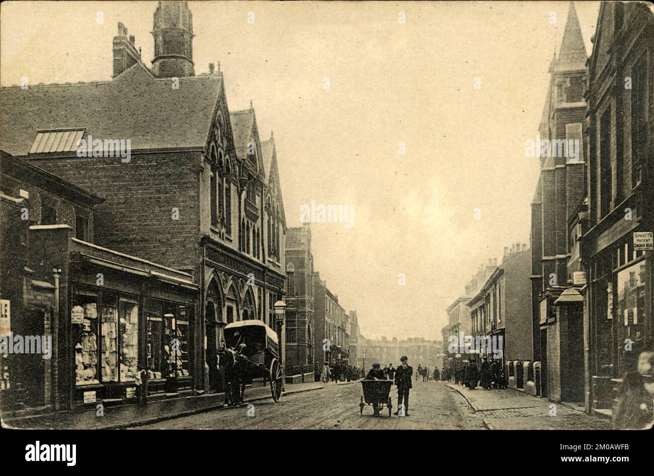 England Birmingham Monument Road & Baths, Edgbaston, 1904 Stock Photo
