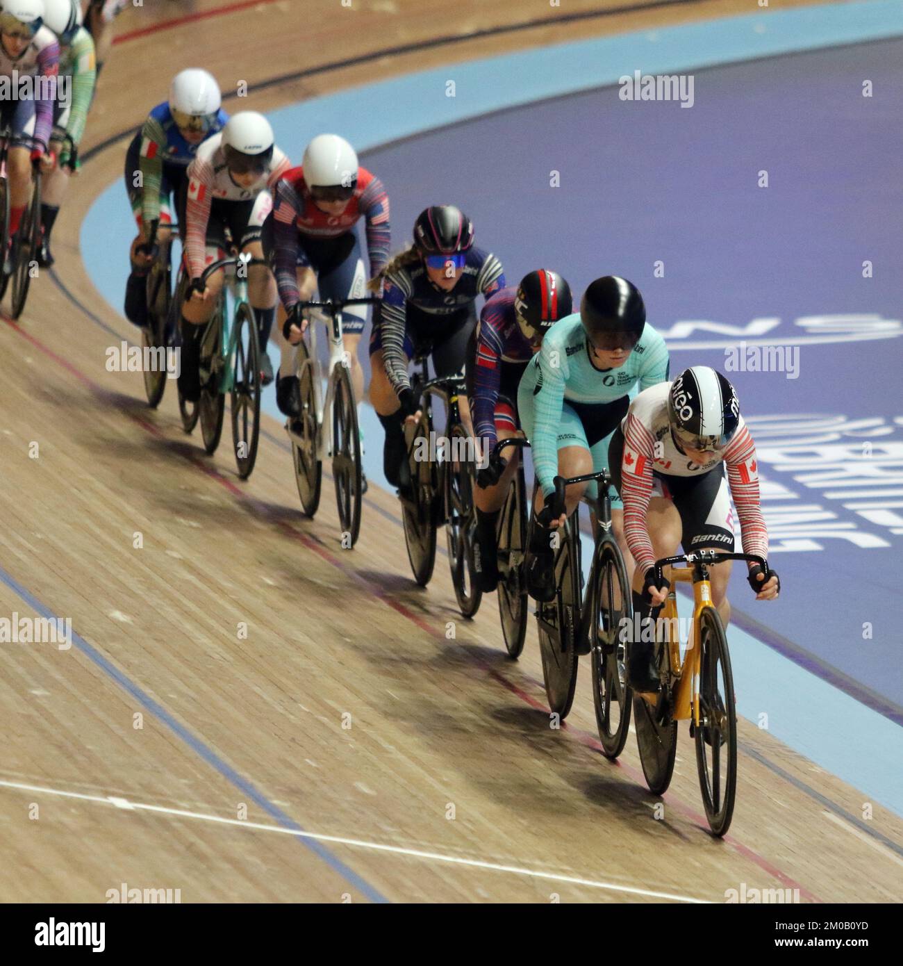 Track Cycling Champions League, Lee Valley Velodrome London UK. Women's