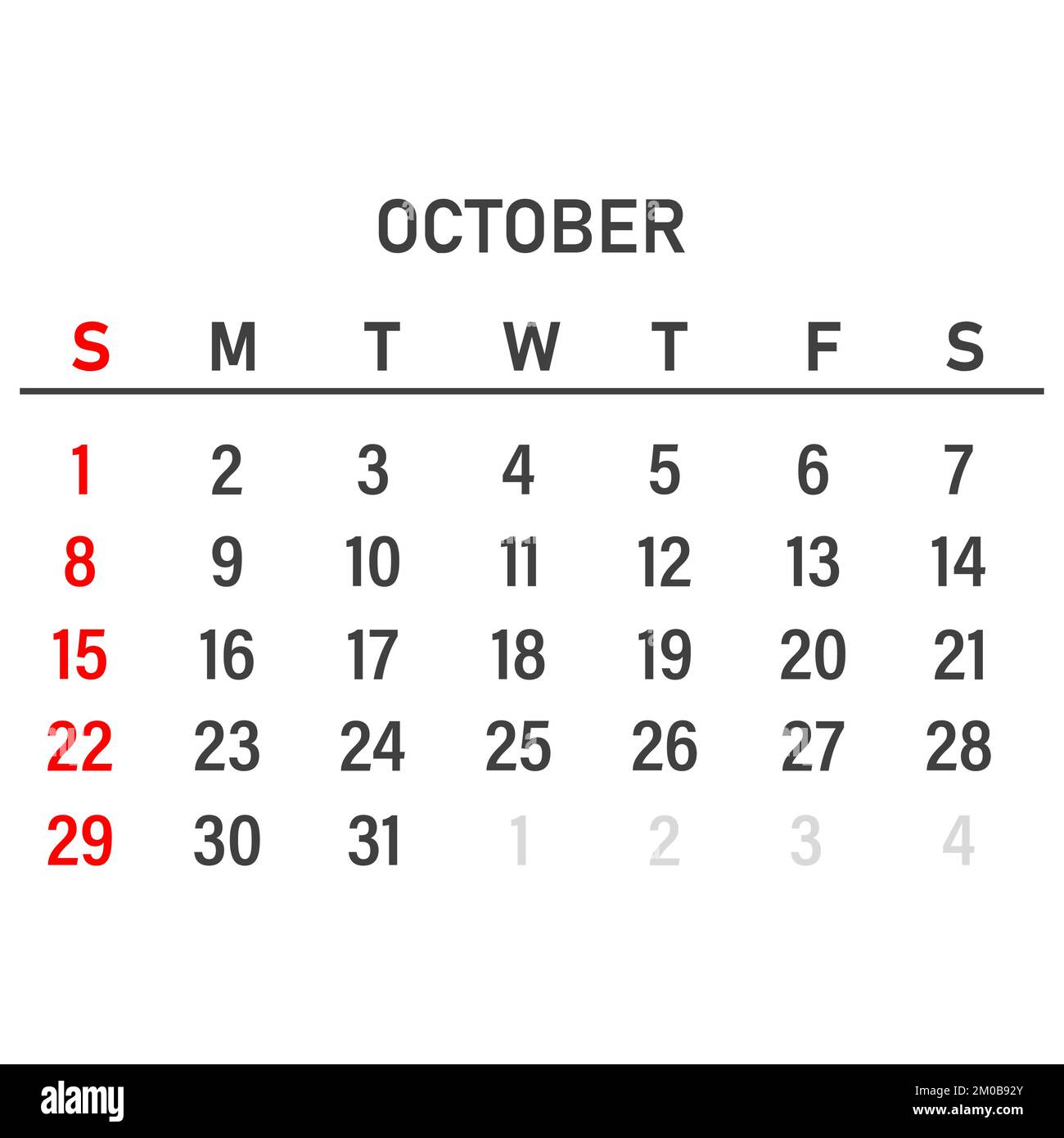 Calendar template for october 2023. Layout for october 2023 year ...