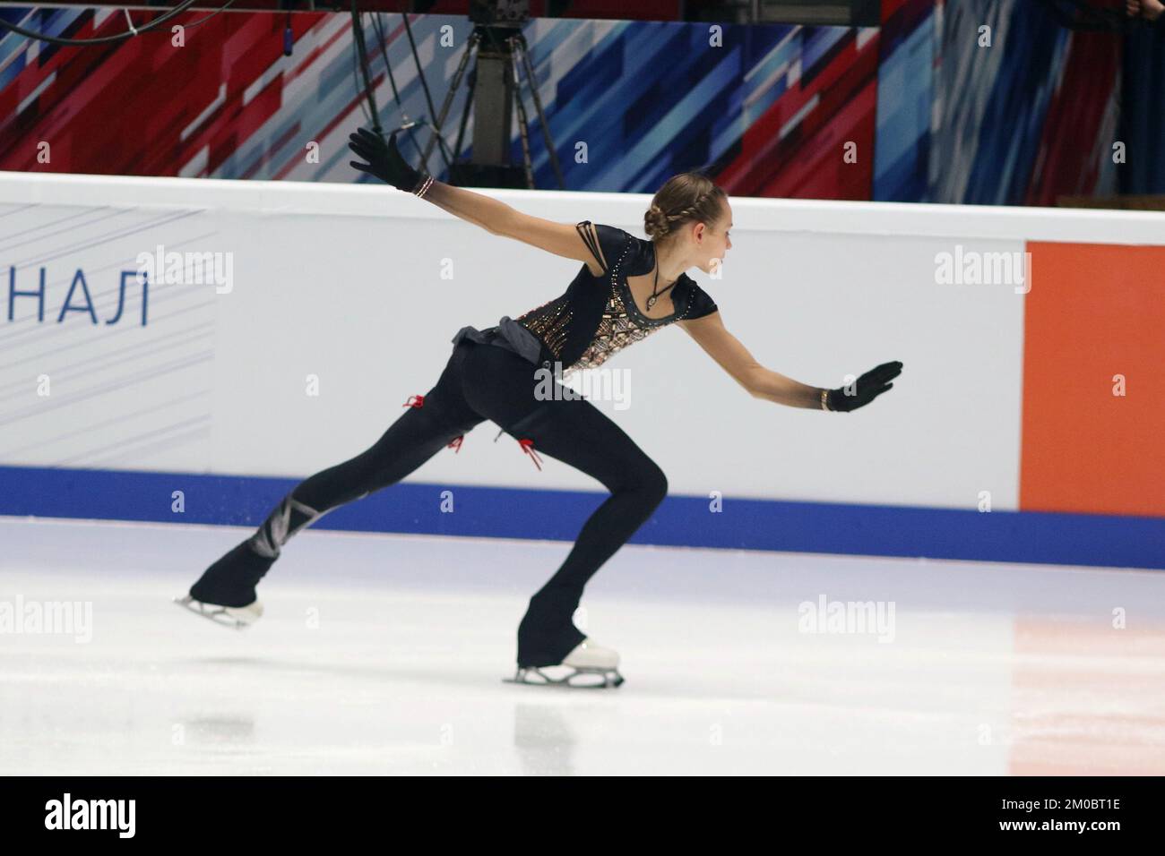 Saint Petersburg, Russia. 04th Dec, 2022. Anastasia Zinina, performs in