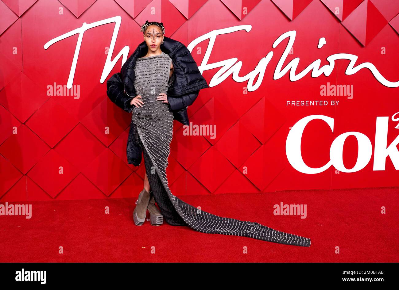 FKA twigs attending the Fashion Awards 2022 held at the Royal Albert ...