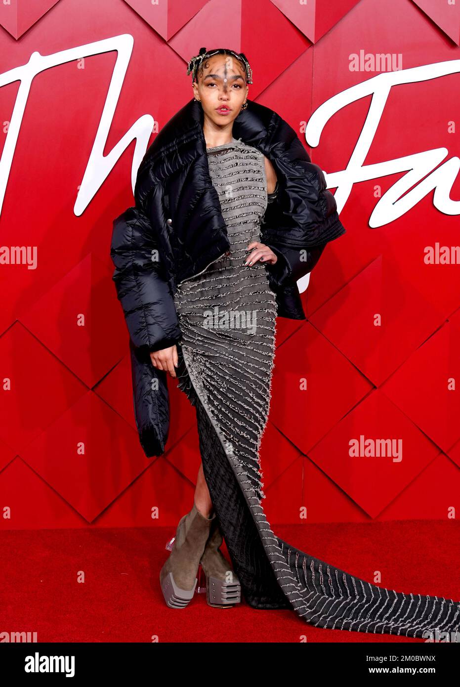 FKA twigs attending the Fashion Awards 2022 held at the Royal Albert ...