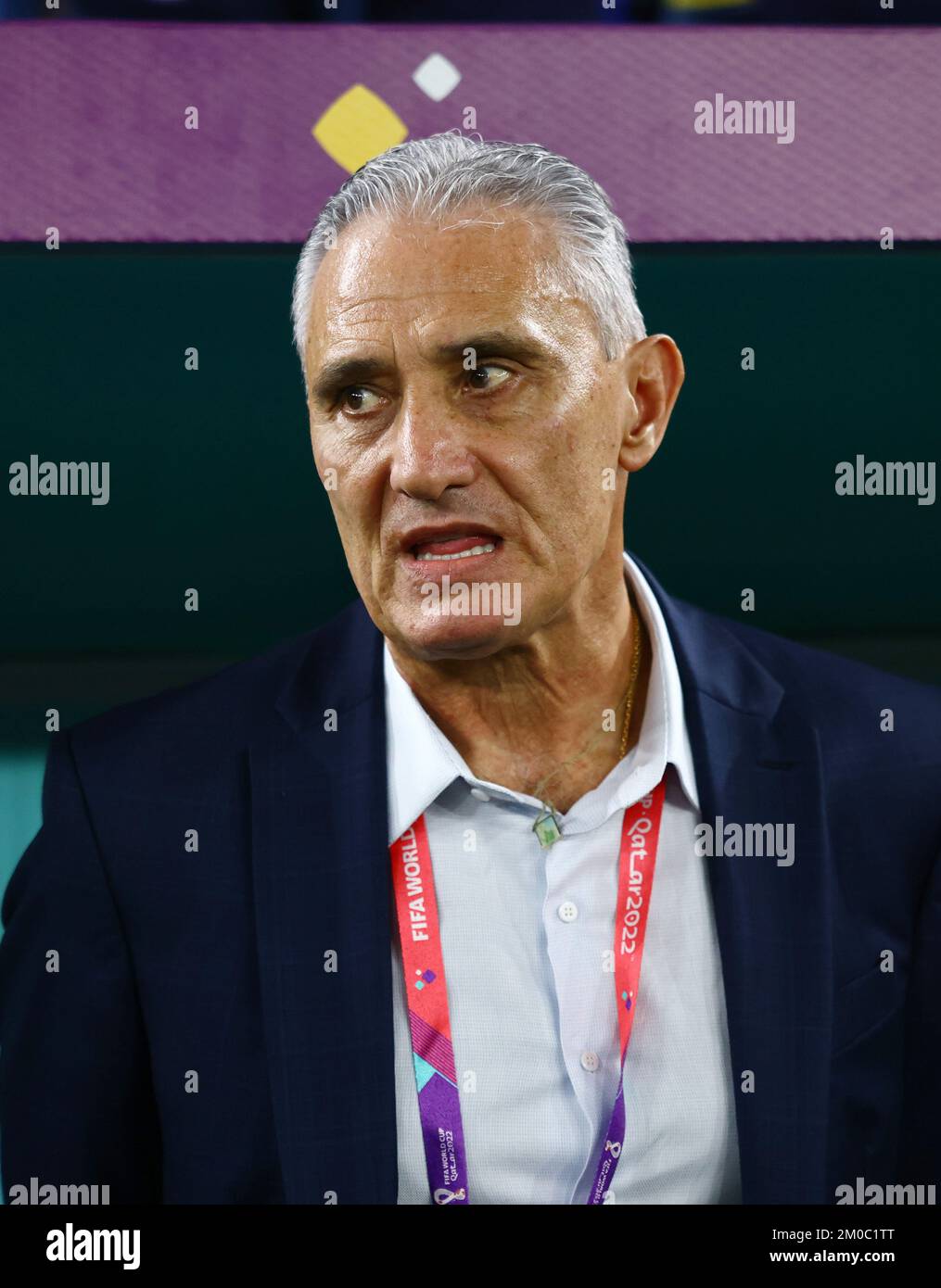 Doha, Qatar, 5th December 2022. Leonardo Tite coach of Brazil during