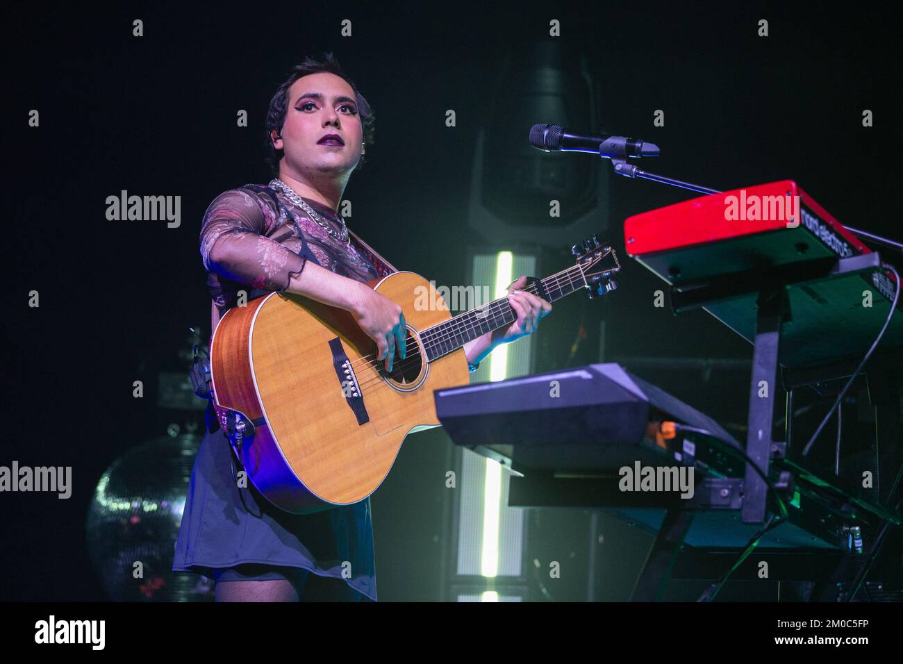 Ela Melo of Rainbow Kitten Surprise at The Sylvee on December 4, 2022