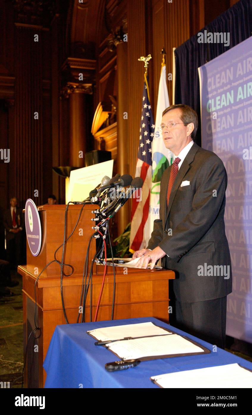 Mike Leavitt Clean Air Bill , Environmental Protection Agency Stock