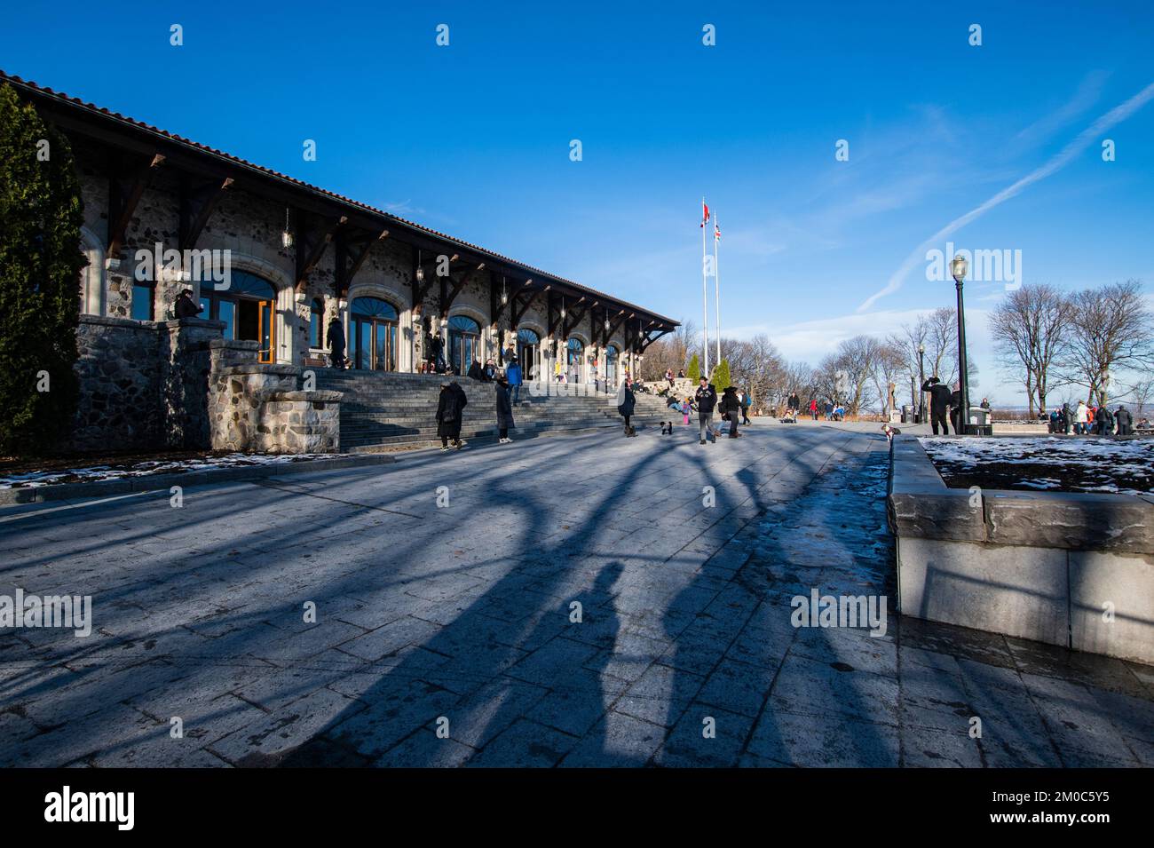 Chalet du Mont-Royal in Montreal, Quebec, Canada Stock Photo