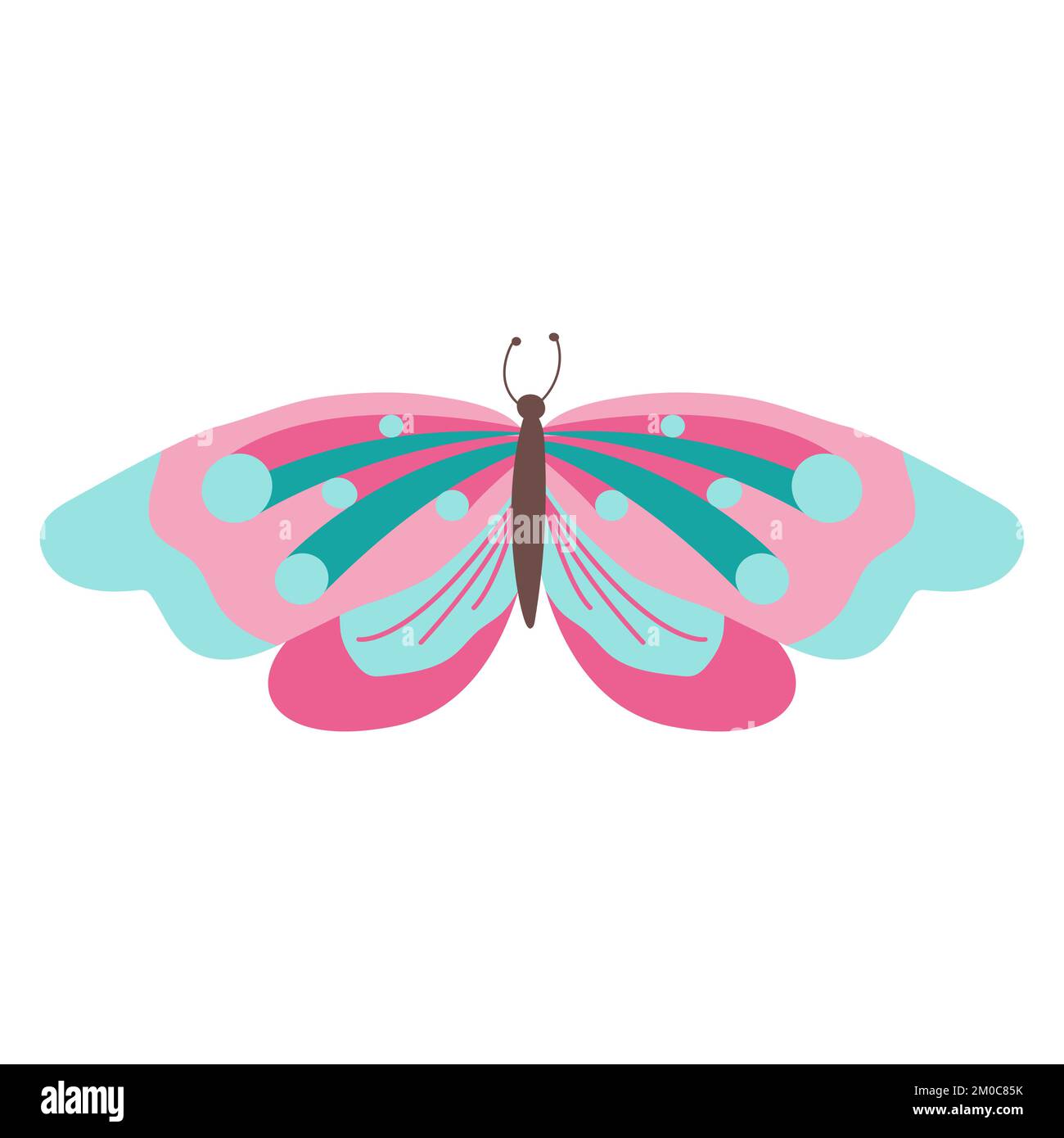 colorful butterfly vector Stock Vector Image & Art - Alamy