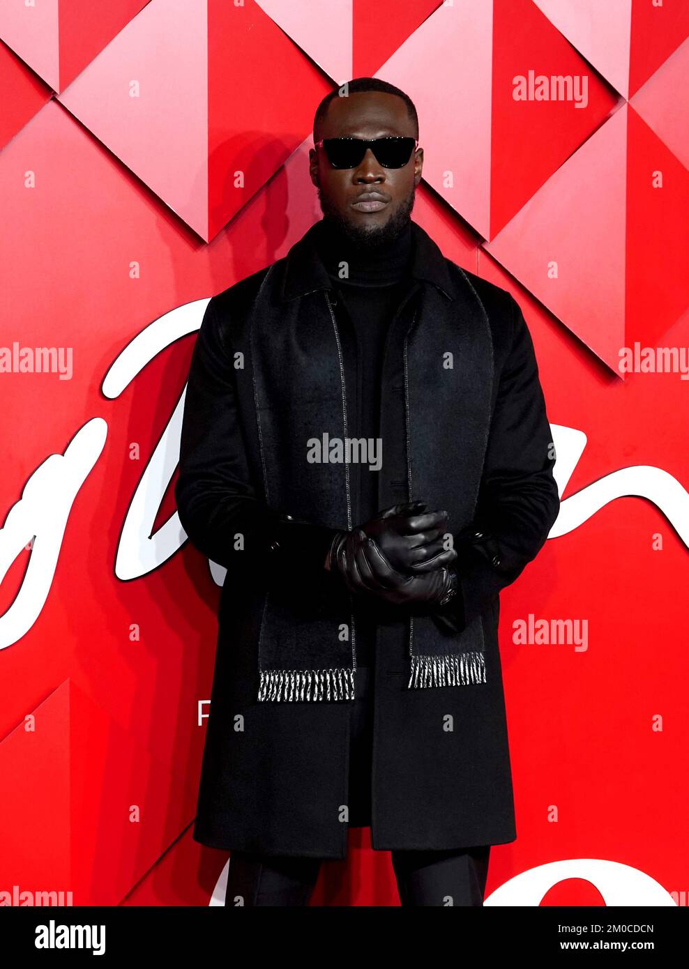 Stormzy attending the Fashion Awards 2022 held at the Royal Albert Hall, Kensington Gore, London. Picture date: Monday December 5, 2022. Stock Photo