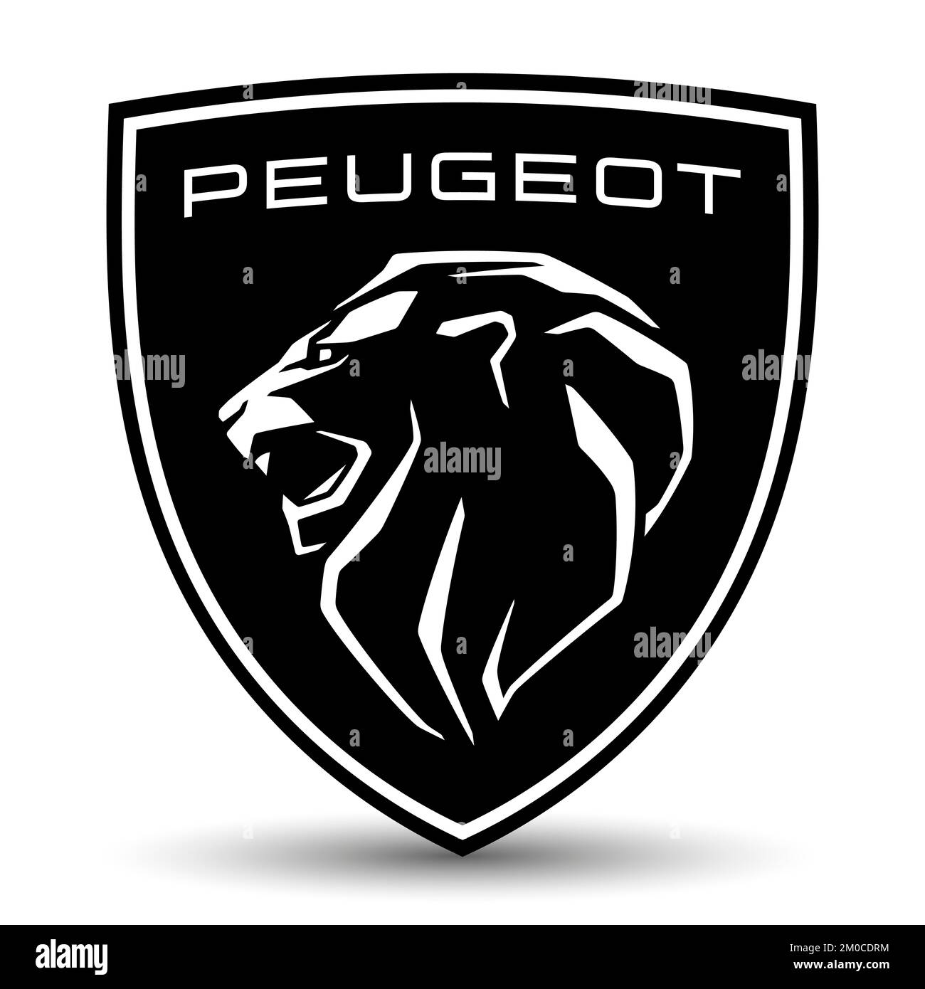Peugeot logo badge hi-res stock photography and images - Alamy