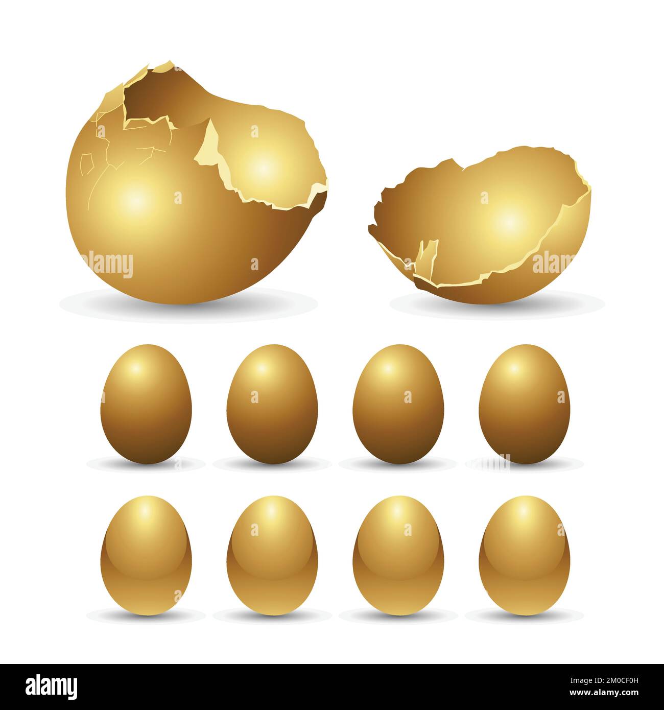 Golden Eggs Clipart Vector, Golden Egg Cartoon 3d, Easter, Egg, Gold PNG  Image For Free Download