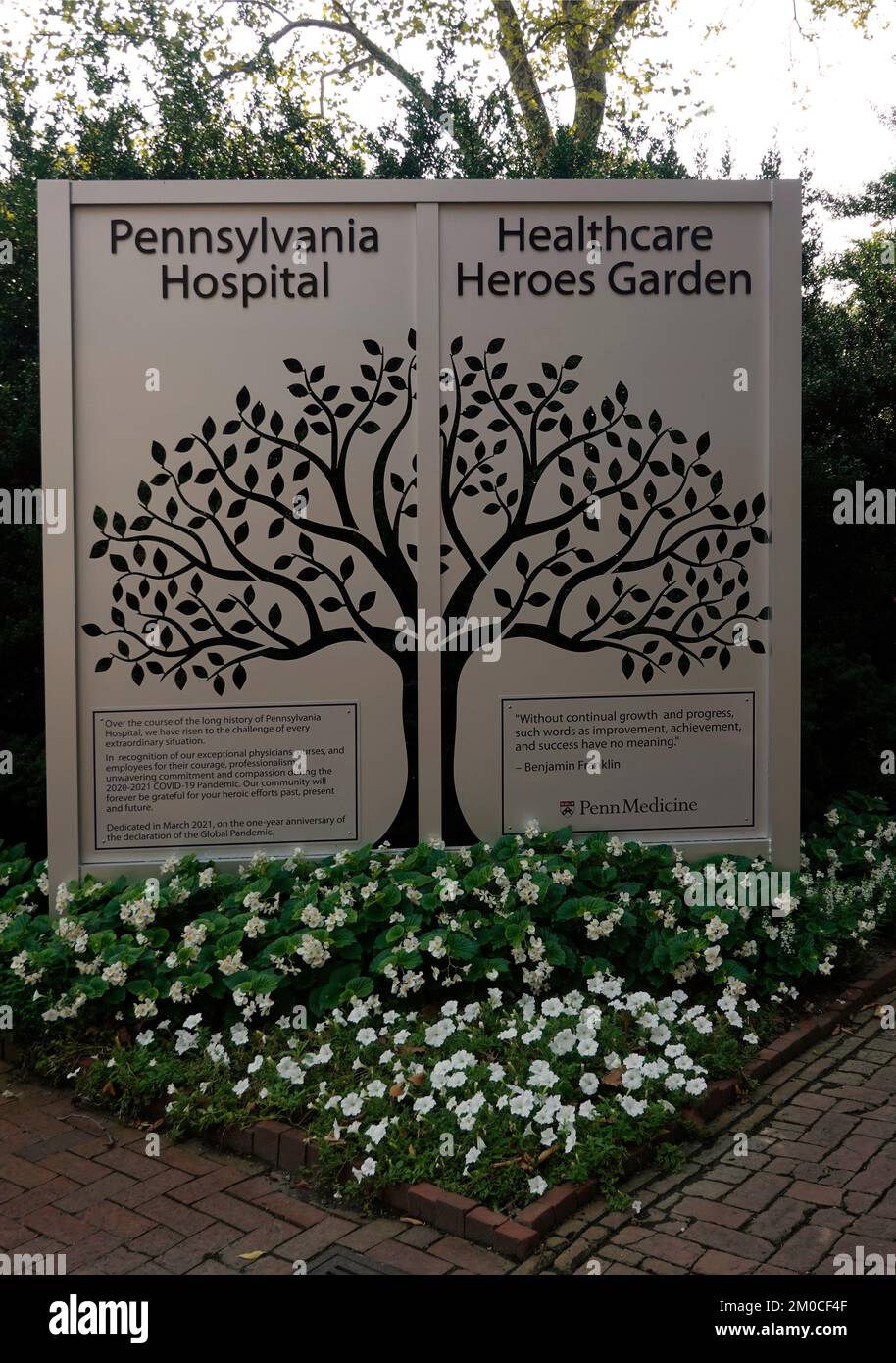 Main building of the Pennsylvania Hospital located in center city