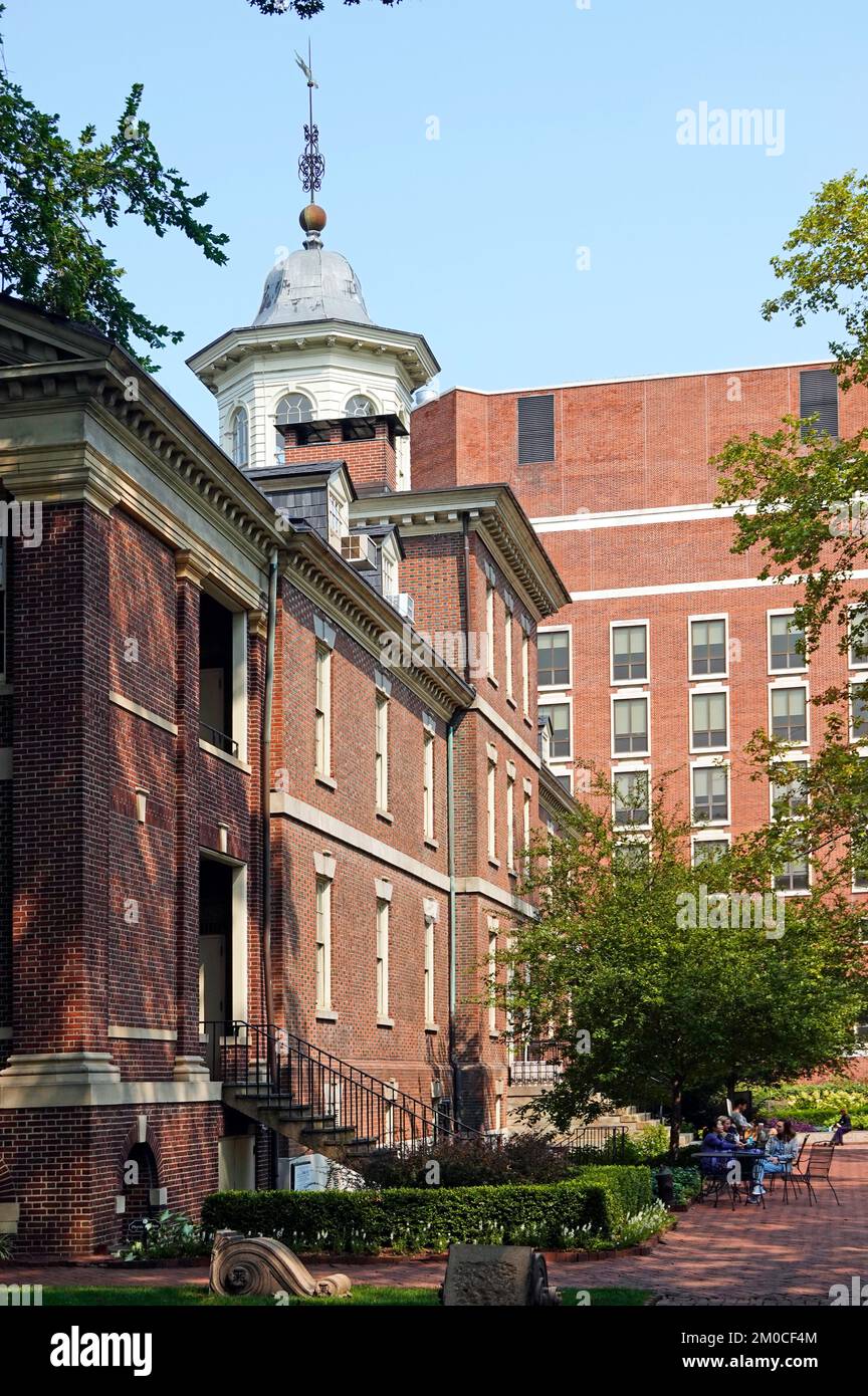 Main building of the Pennsylvania Hospital located in center city