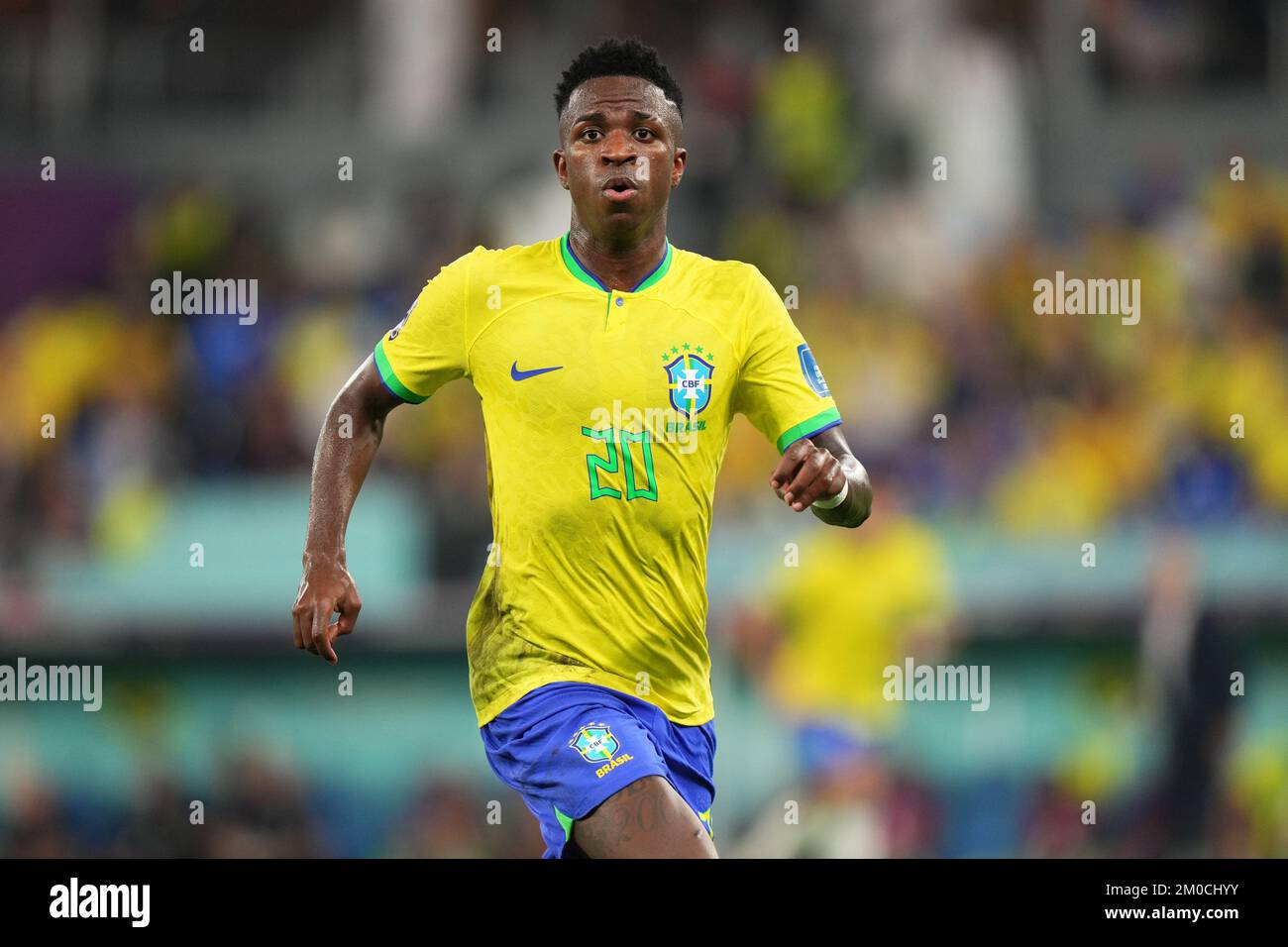 Vinicius Junior of Brazil during the FIFA World Cup Qatar 2022 match