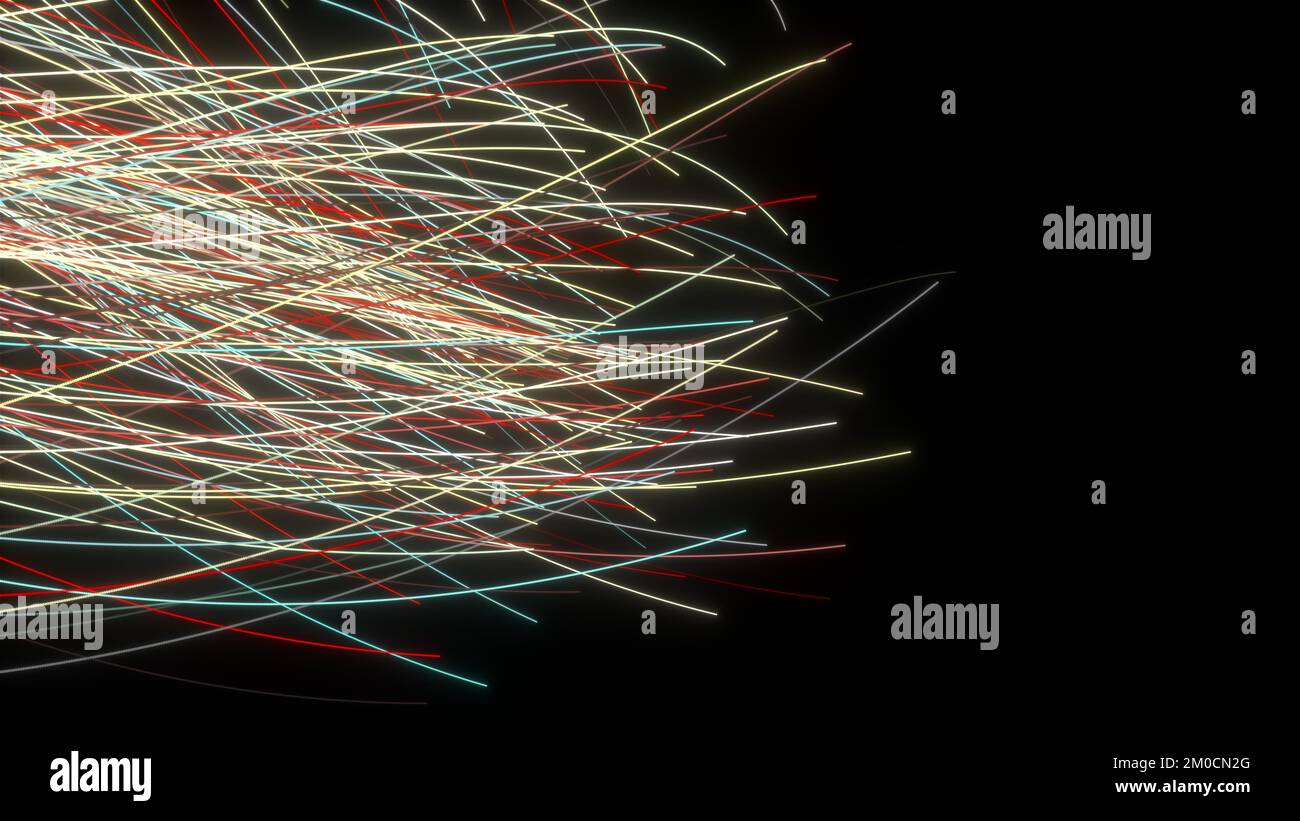 Spiral lines. Computer generated 3d render Stock Photo - Alamy