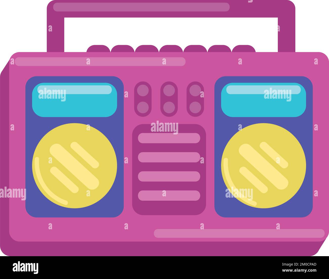 boombox radio 90s pop art Stock Vector Image & Art Alamy