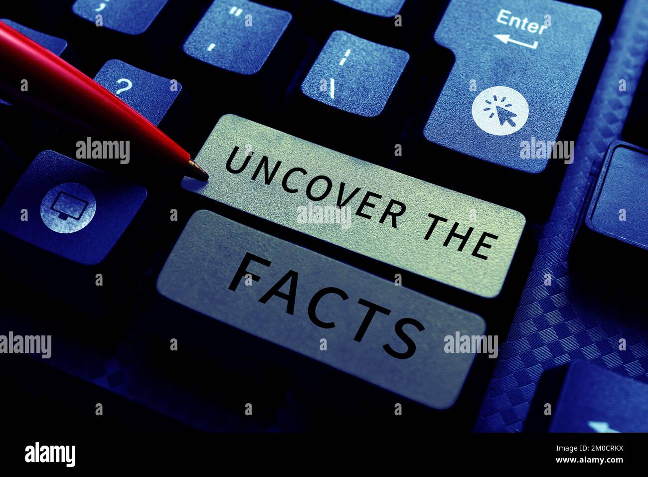 Writing displaying text Uncover The Facts. Internet Concept Find the