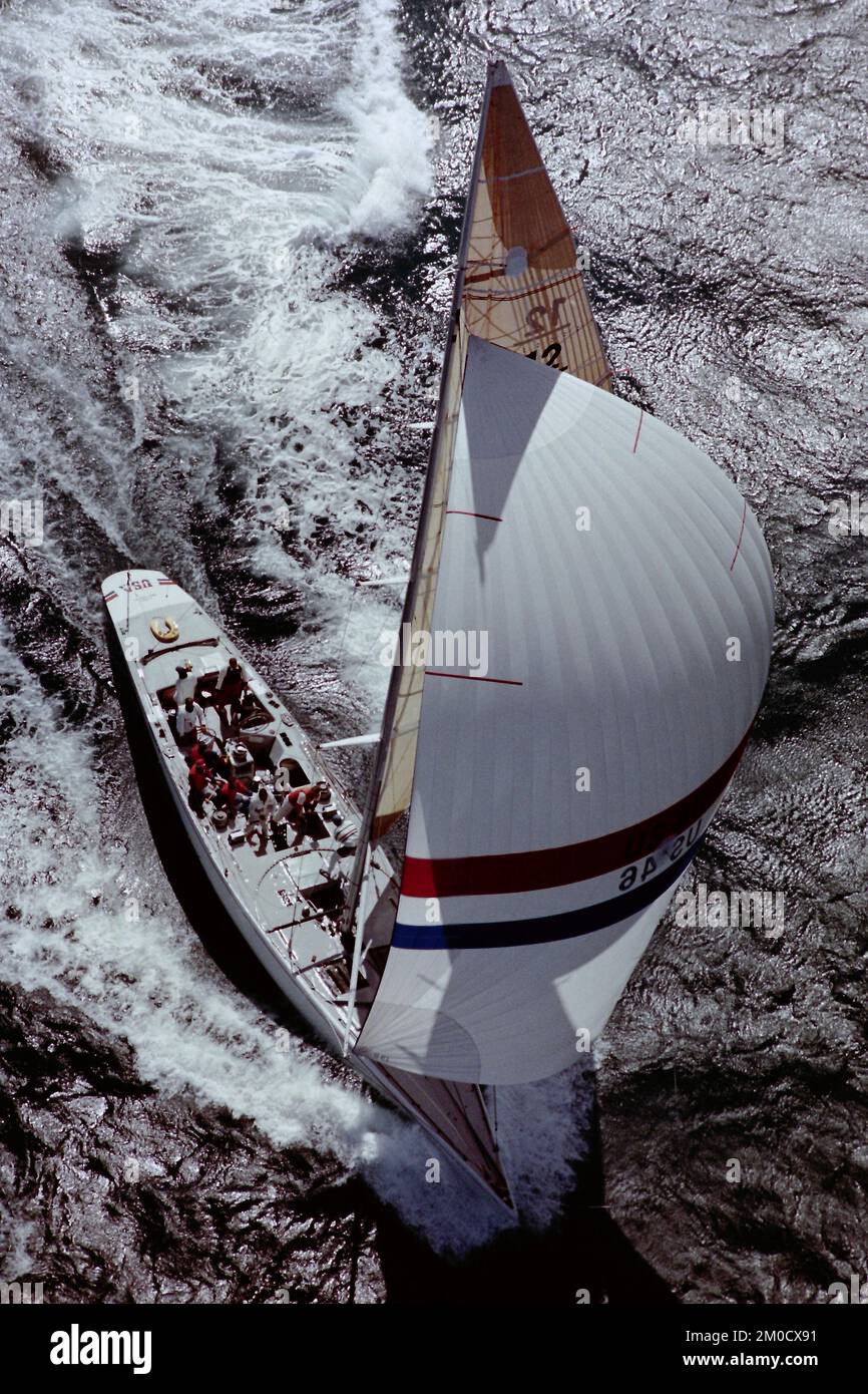 1986. FREMANTLE, AUSTRALIA. AMERICA'S CUP 12M