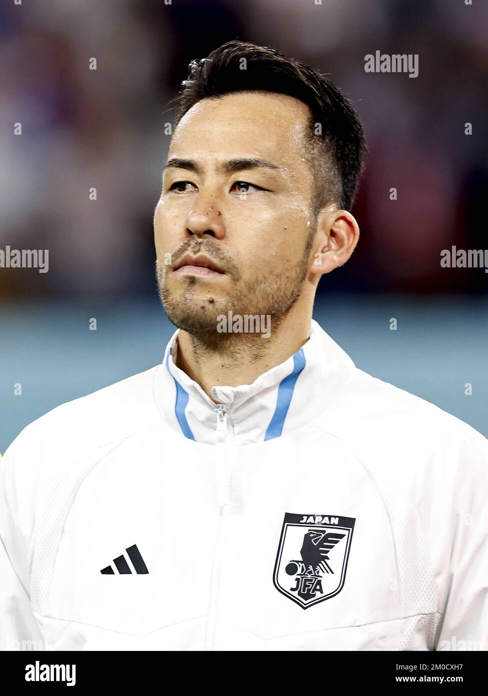 doha, Qatar, 06/12/2022, AL WAKRAH - Maya Yoshida of Japan during the FIFA World Cup Qatar 2022 round of 16 match between Japan and Croatia at Al Janoub Stadium on December 5, 2022 in Al Wakrah, Qatar. AP | Dutch Height | MAURICE OF STONE Stock Photo