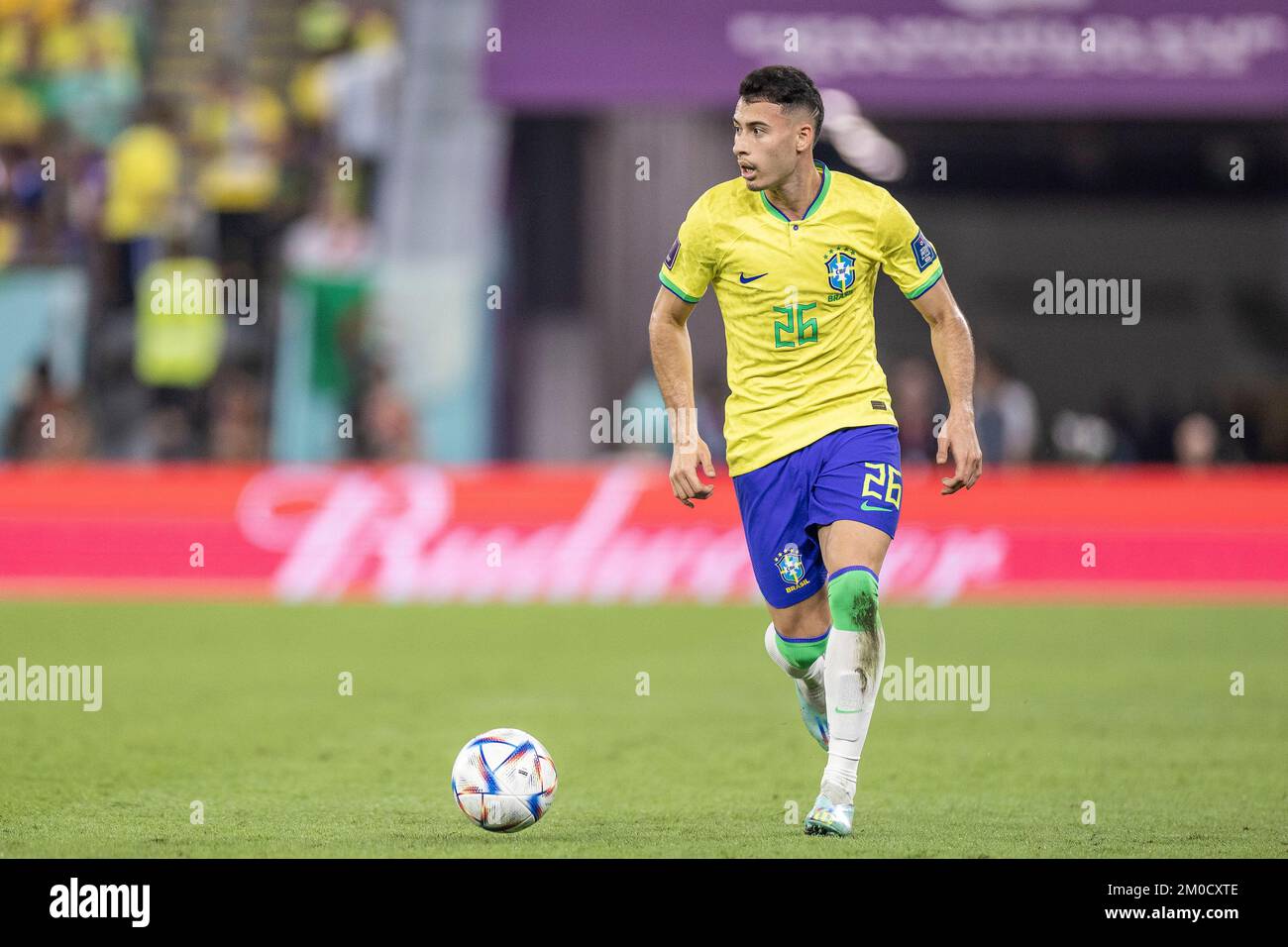 Doha, Catar. 05th Dec, 2022. Gabriel Martinelli of Brazil during a ...
