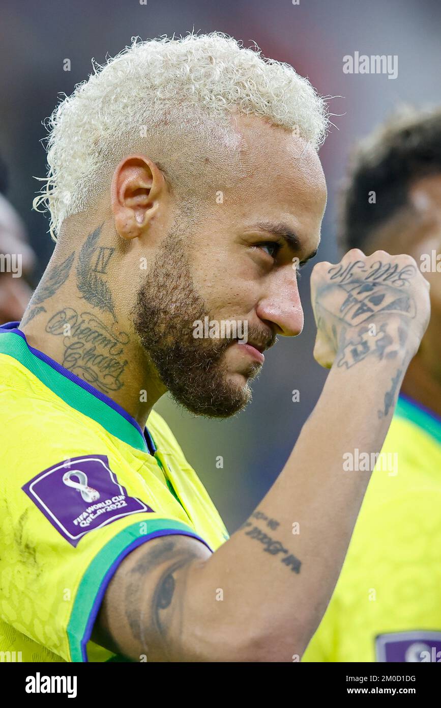 Doha, Catar. 05th Dec, 2022. NEYMAR of Brazil during the match between Brazil and South Korea, valid for the round of 16 of the World Cup, held at Est?dio Est?dio 974 in Doha, Qatar. Credit: Rodolfo Buhrer/La Imagem/FotoArena/Alamy Live News Stock Photo