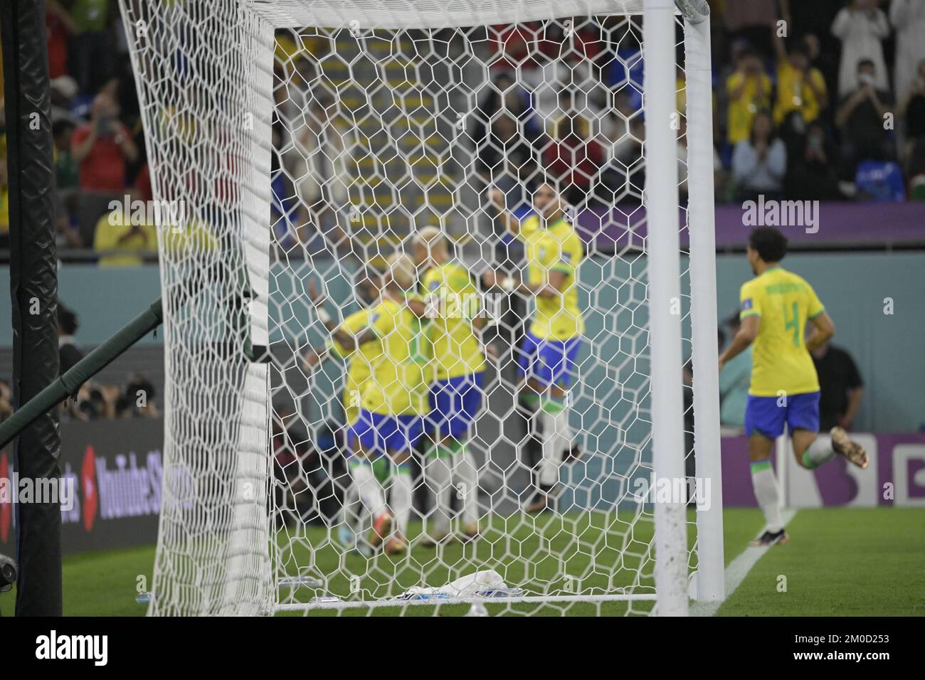Brazil v Korea Republic, FIFA World Cup 2022, Round of 16, Football, Stadium 974, Doha, Qatar - 05 Dec 2022 Stock Photo