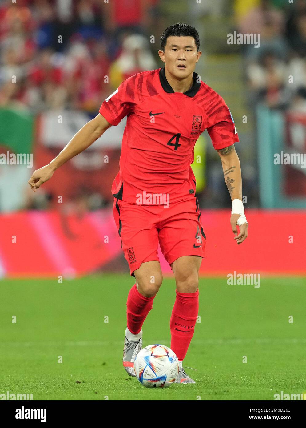 South Korea s Kim Min jae During The FIFA World Cup Round Of Sixteen 