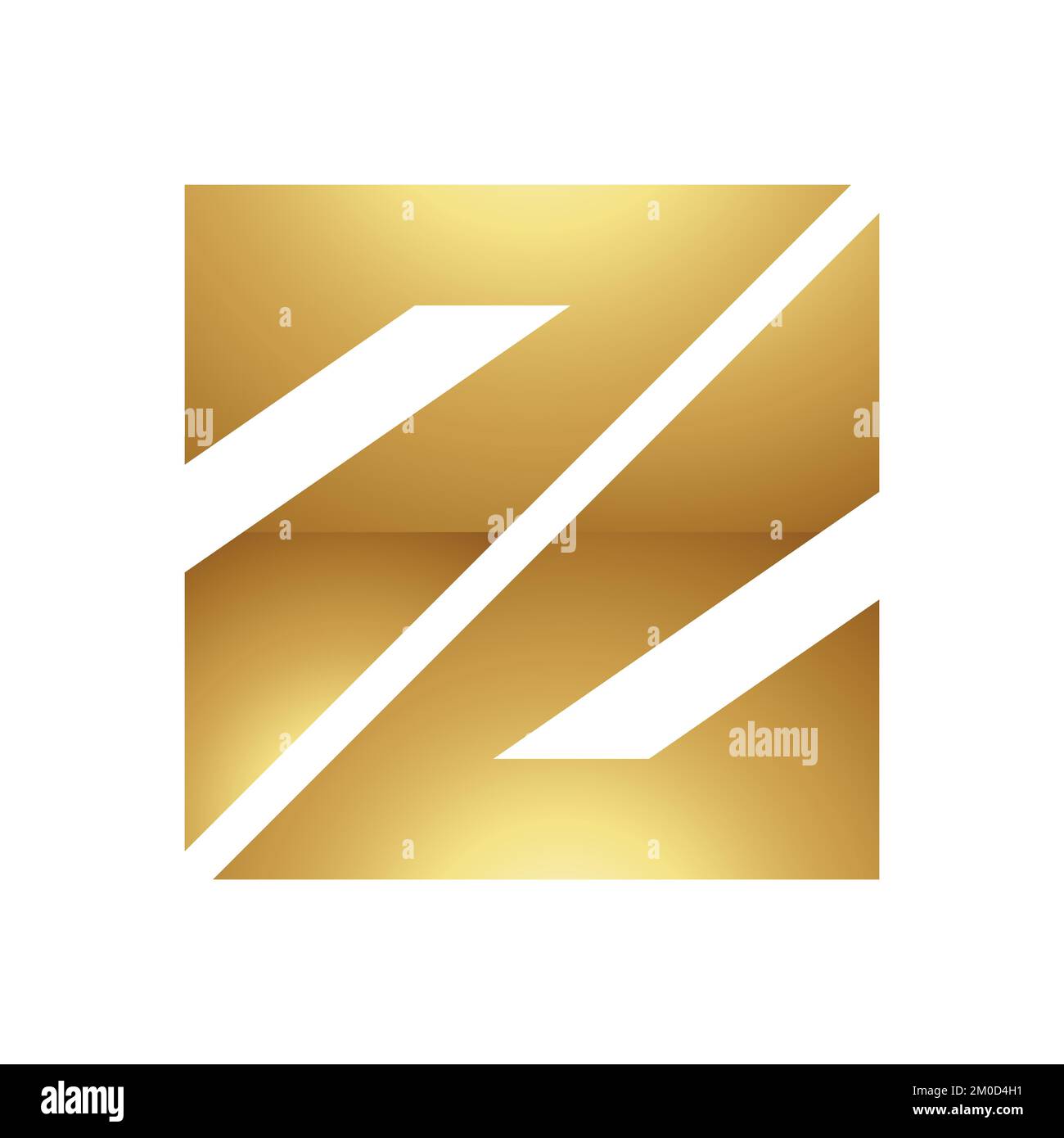 Golden Letter Z Symbol on a White Background Icon 7 Stock Vector Image & Art Alamy