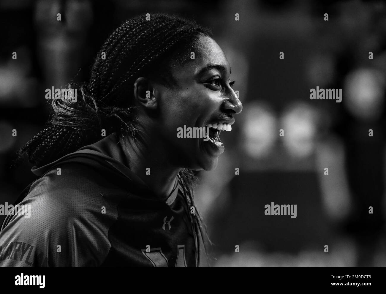 Young woman smiling Stock Photo
