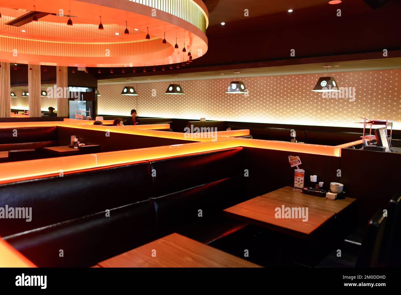 SHENZHEN, CHINA-APRIL 13: cafe interior on April 13, 2014 in Shenzhen, China. ShenZhen is regarded as one of the most successful Special Economic Zone Stock Photo