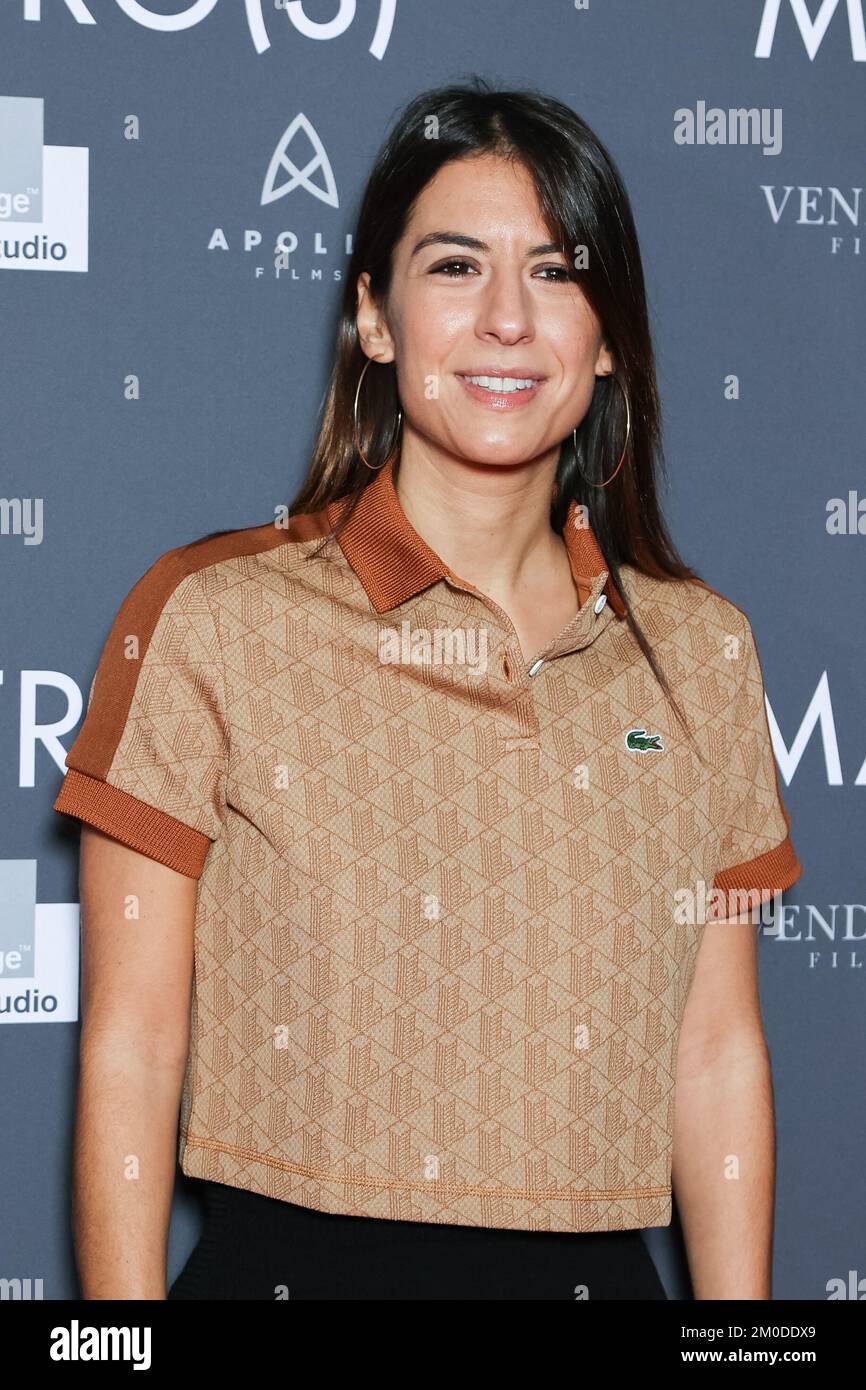 Helene Mannarino attends the 'Maestro s' Paris film Premiere at cinema