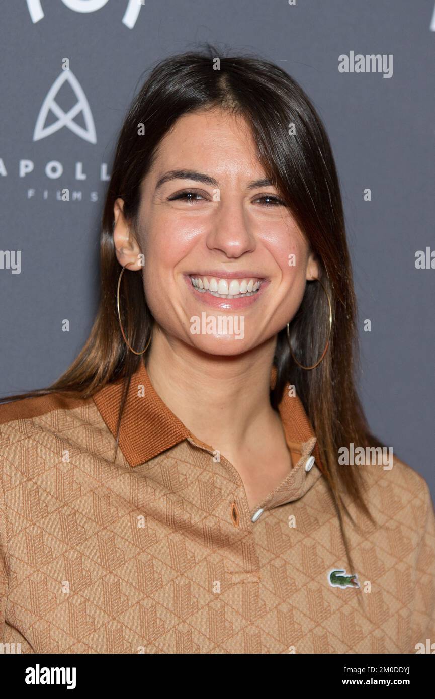 Helene Mannarino attends the 'Maestro s' Paris film Premiere at cinema
