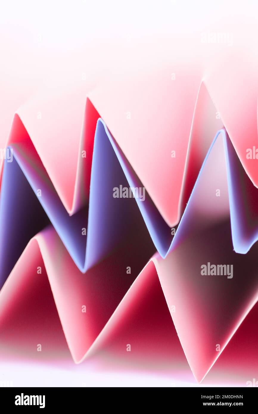 paper geometric background in pink and blue colors.Wallpaper graphic