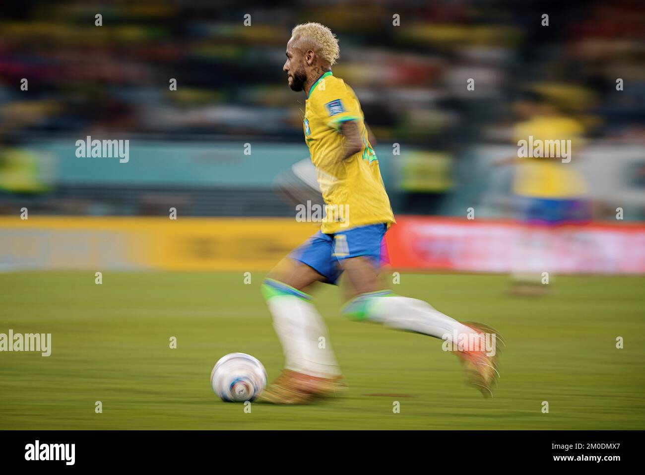 Doha, Catar. 05th Dec, 2022. Neymar Jr. do Brasil during a match between Brazil and South Korea, valid for the round of 16 of the World Cup, held at Estádio Estádio 974 in Doha, Qatar. Credit: Marcelo Machado de Melo/FotoArena/Alamy Live News Stock Photo