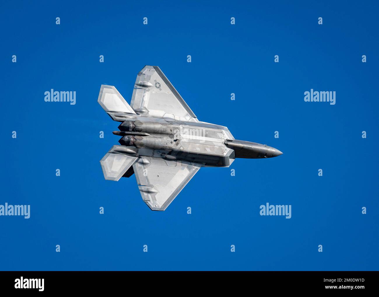 The U.S. Air Force F22 Raptor Demonstration Team, assigned to Joint