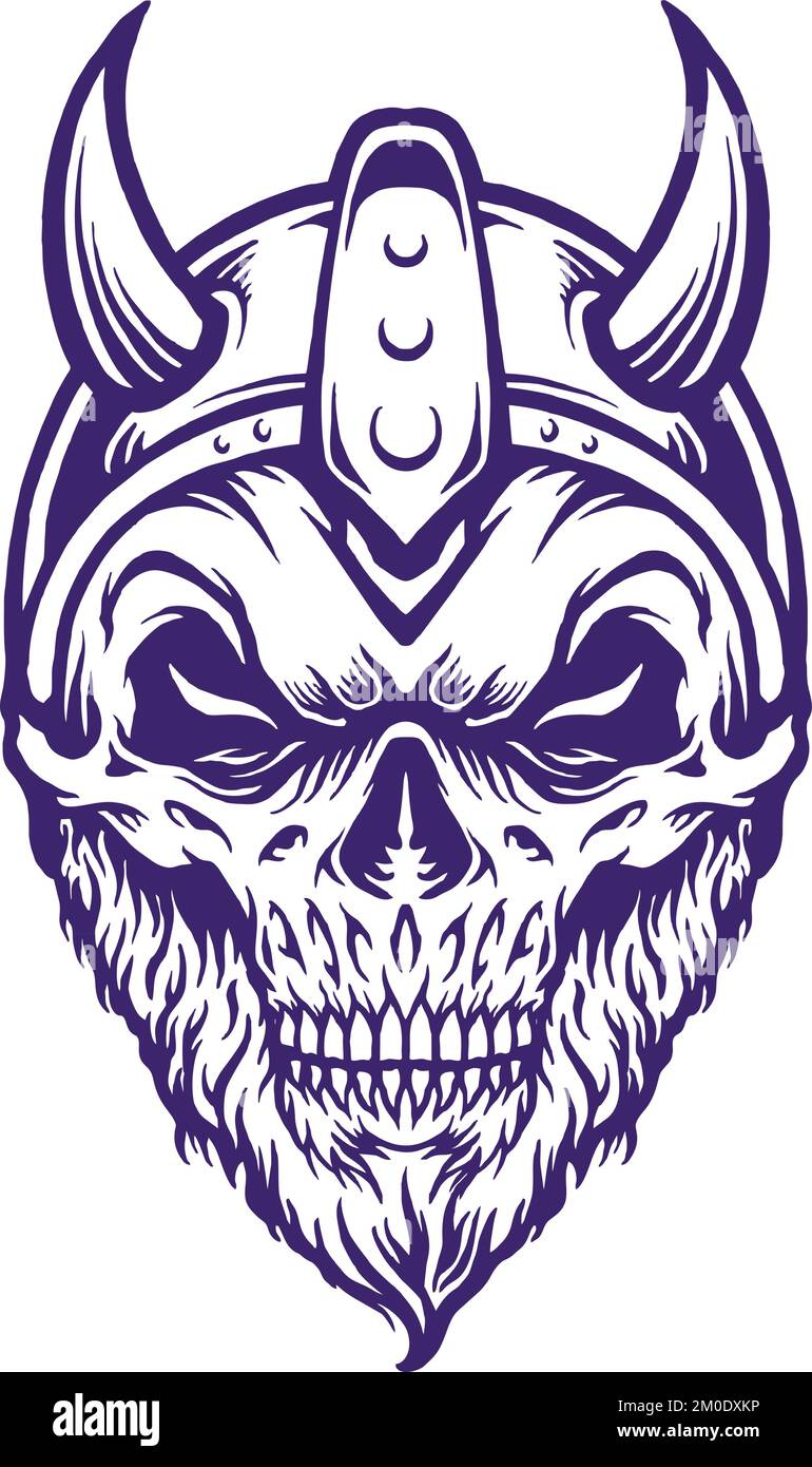 MAXPEDITION Viking Skull Morale Patch - 2.4" PVC Rubber 3D Design