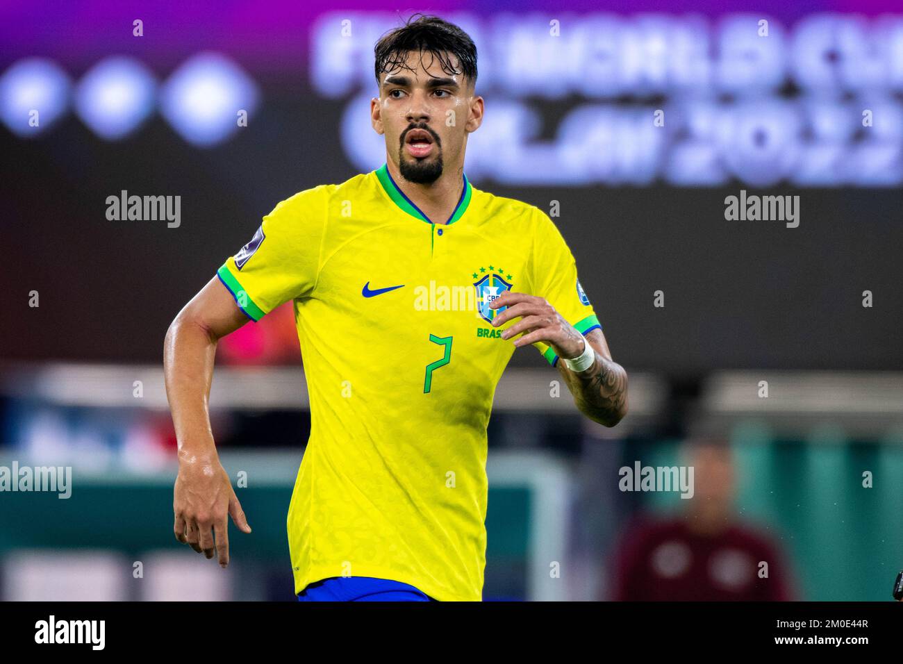 Lucas Paqueta Of Brazil During The FIFA World Cup Qatar 2022 Round Of lucas-paqueta-of-brazil-during-the-fifa-world-cup-qatar-2022-round-of