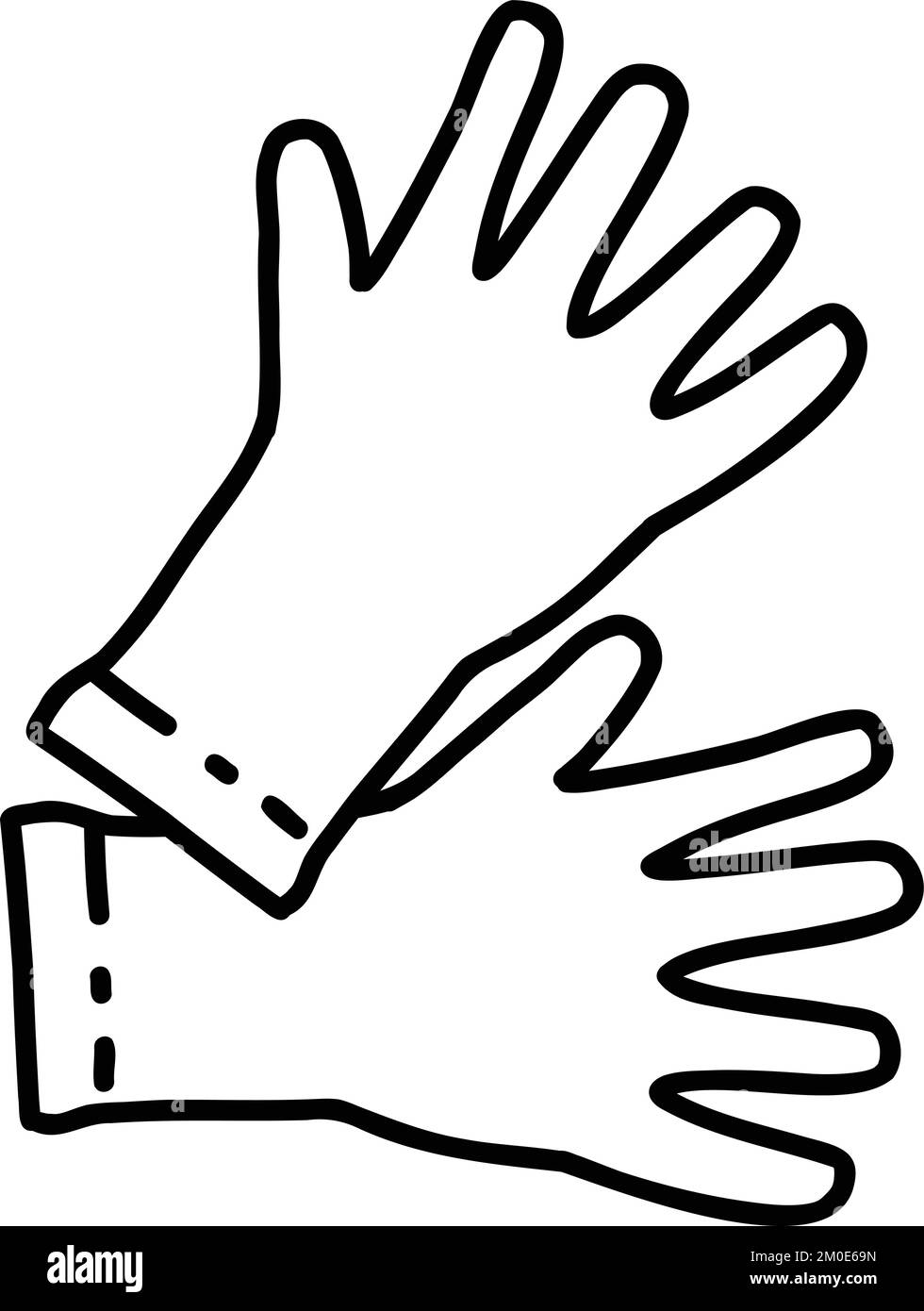 Latex glove Black and White Stock Photos & Images Alamy