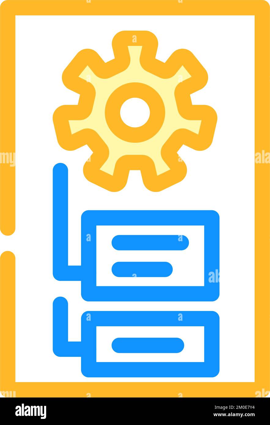 lock folder color icon vector illustration Stock Vector Image & Art - Alamy