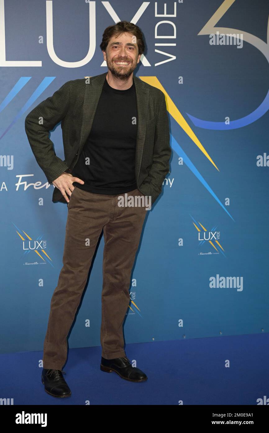 Rome, Italy. 05th Dec, 2022. Giovanni Scifoni attends the blue carpet for the Lux Vide 30th anniversary event at the Eden Hotel. Credit: SOPA Images Limited/Alamy Live News Stock Photo